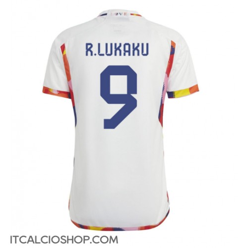 Belgio Romelu Lukaku #9 Seconda Maglia Mondiali 2022 Manica Corta